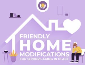 Friendly Home Modifications for Seniors Aging in Place Infographic featured image